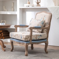 Américain léger luxe simple double petit plat canapé en bois massif salon chambre tigre banc canapé chaise tabouret