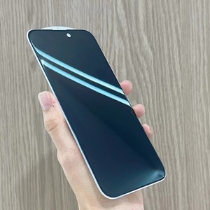 Protecteur d'écran anti-espion en aluminium de haute qualité AAA en verre trempé pour <span class=keywords><strong>iPhone</strong></span> 15 14 13 12 11 Pro Max - Product Image 3