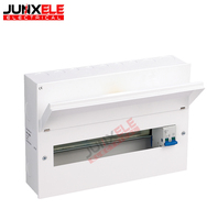 4/6/8/10/12 voies double RCD Boards Consumer Unit Electric Power Metal Distribution Box