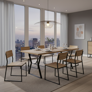 Solid Luxury Lift <b>Tables</b> and <b>Dining</b> Chair Set for Living Room or Bedroom Furniture for School Hotel or Kitchen Use - Product Image 3