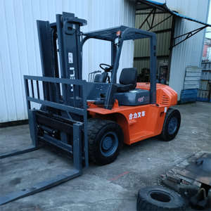 Chariot élévateur diesel HELI d'occasion 2023 5 tonnes Mini nouveau petit chariot élévateur portable Chine - Product Image 2