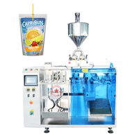 Petite machine à remplir et sceller les sachets préfabriqués automatiques horizontaux à bas prix doypack machine à emballer les sachets de jus de fruits liquides
