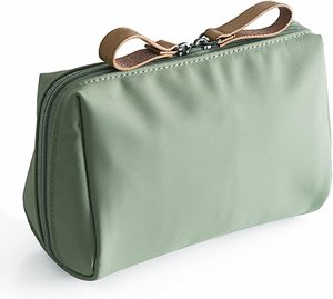 Wholesale Women Waterproof Make up Purses <b>Case</b> White Toiletry Bag Mini <b>Makeup</b> Bag Pouch Nylon Cosmetic Bag - Product Image 6