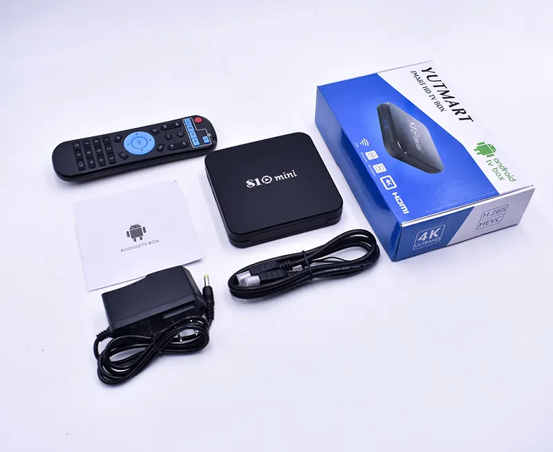 Neueste S10 MINI Android 8,1 TV Box Amlogic S905W 4K Media Player besser als TX3 MINI X96 MINI ähnliche wie mobiltelefone