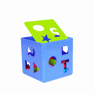 Jouet éducatif en plastique pour bébé, boîte de tri, d'empilage et d'assemblage, <span class=keywords><strong>cube</strong></span> d'activités, boîte de formes - Product Image 3