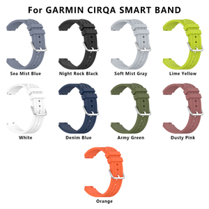 สายรัดซิลิโคนแบบแยกส่วนสำหรับ Garmin Cirqa Smart Band, สายรัดข้อมือสำหรับเล่นกีฬาแบบไม่มีหน้าจอ - Product Image 6