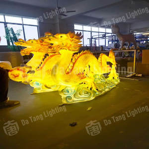 Lámpara de Escultura de Dragón para Exteriores, Iluminación LED con Motivos, IP65, para Exhibición de Linternas en Festivales y Proyectos de Paisajismo - Product Image 3