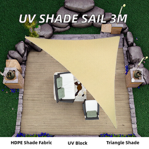 Nhà máy trực tiếp 185gsm HDPE vuông <span class=keywords><strong>Shade</strong></span> <span class=keywords><strong>Sail</strong></span> canopy 98% UV khối cho ngoài trời Patio vườn vải chất liệu với phần cứng Kit - Product Image 2