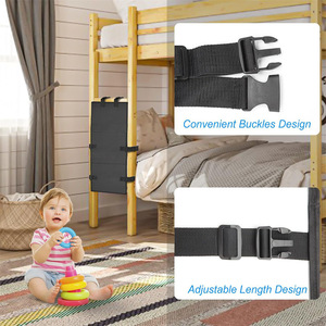 <b>Bunk</b> Bed Ladder Safety Cover Black Gray <b>Double</b> Layer Anti Fall Guard for Children 4 Years Old Up Household Use - Product Image 2