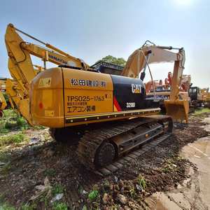Japón Original Caterpillar CAT320D Excavadora hidráulica de orugas Caterpillar Excavadora usada CAT 320D en stock - Product Image 5