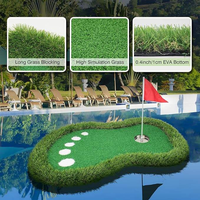 Flottant Golf Aide À La Formation Golf Putting Green pour Piscine Flottant Tapis De Golf Logo Personnalisé Formation De Golf