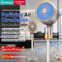 Ventilateur de circulation domestique, 8 niveaux de vitesse, minuterie 12 heures, télécommande, ventilateur sur pied pour usage domestique