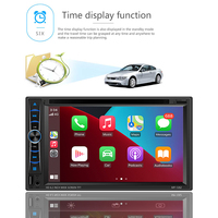 MCX Gps Navigation Player 2 Din 6.95 pouces stéréo autoradio écran tactile voiture lecteur Mp5 pour pionniers Radio Alpine voiture Audio