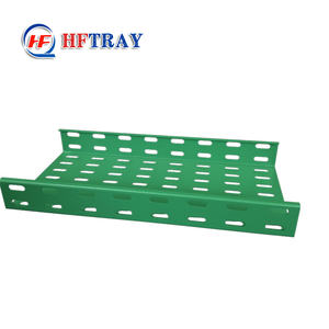 Bandeja de Cables Ventilada Perforada de Acero Galvanizado en Caliente Resistente a la Corrosión 100x100mm con Recubrimiento en Polvo para Uso en Construcción - Product Image 4