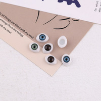 Perles de déguisement artisanales pour bijoux DIY, accessoires de décoration en résine simulée en forme de patch oculaire de poupée démoniaque pour la fabrication de bijoux