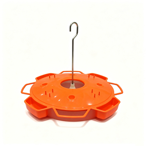 Mangeoire à oiseaux de <span class=keywords><strong>grande</strong></span> capacité (33 oz) avec fosse anti-fourmis intégrée, pour oiseaux orange-oriole, décoration de jardin extérieur - Product Image 3