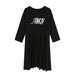 Camiseta de las mujeres vestido Casual vestido suelto de larga Tops Casual de gran tamaño <span class=keywords><strong>pantalones</strong></span> de manga larga Jersey T - Product Image 5