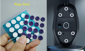 ESports phổ quát nhỏ chấm tròn PTFE Giày trượt chuột tự làm chuột trượt chân Băng kiểm soát tốc độ phiên bản chống mài mòn - Product Image 6