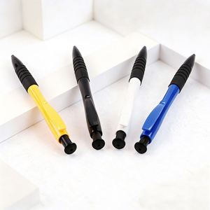 Stylos à bille promotionnels en plastique pour le sport, vente en gros, stylos fins pour signature avec logo personnalisé pour la promotion publicitaire d'entreprise - Product Image 5
