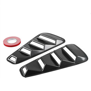 Side <strong>Vent</strong> <strong>Window</strong> Quarter Scoop, Louver Covers <strong>Vent</strong> for 05-14 Ford Mustang - Product Image 5