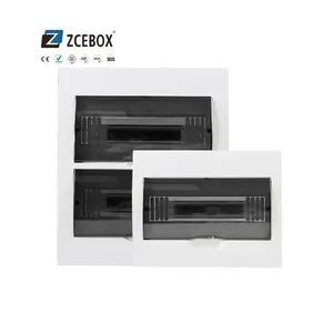 ZCEBOX MCB 인클로저 2 극 플러시 마운트 전원 전기 스위치 분배 상자 고품질 저렴한 가격