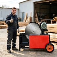 Scie à bois portable, petite scie à bois multifonctionnelle pour couper les bûches carrées, roue pour table de coupe à bois électrique mobile
