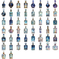 50 Pegatinas Transparentes de Fases Lunares de Dibujos Animados, Impermeables, de PET Transparente, para Decoración de Agendas, Guitarras y Cuadernos, Venta al por Mayor