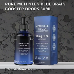 טיפות נוטרופיקס נוזליות של מתילן כחול, נוגדי חמצון, תמיכה בבריאות המוח, לשיפור הזיכרון והריכוז, תוספי תזונה צמחיים - Product Image 2