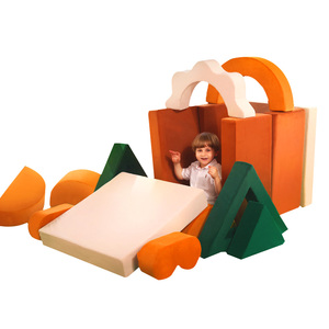 Customizable 18PCs Kids <b>Play</b> Couch Soft Fabric Modular Game <b>Sofa</b> for Living Room School Hotel Family Use - Product Image 2