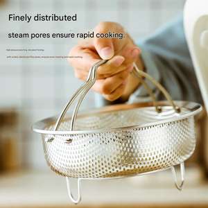 Colador para Cocina, Colador de Acero Inoxidable con Mango, Colador de Pasta 18/8 para Pasta, <span class=keywords><strong>Espagueti</strong></span>, Verduras, Frutas - Product Image 4