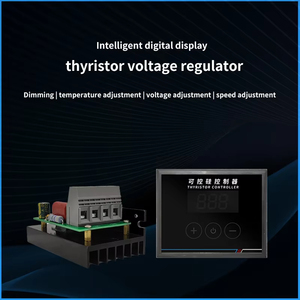 Régulateur de tension <span class=keywords><strong>SCR</strong></span> numérique intelligent 4KW AC 220V avec affichage numérique, alimentation isolée tactile/bouton, buzzer, télécommande infrarouge - Product Image 4