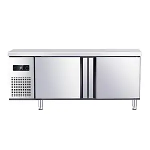 Pemasok Undercounter freezer Markdown dijual workbench freezer harga pabrik freezer pendingin untuk roti