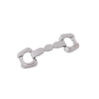 Breloque décorative personnalisable pour chaussures, style sabot de sport, avec chaîne à maillons, en caoutchouc souple, fixation rotative, sans attache, couleur au choix, DIY