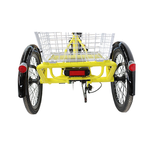 Tricycle électrique pas cher avec cadre en alliage de 20 pouces, moteur 48V, avec support avant et arrière, grande taille pour placer les objets, pour adulte - Product Image 5