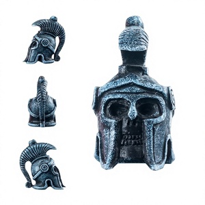 Casque de Chevalier Romain en Résine, Crâne, Ocarina Aztec Authentique, Jouet d'effaroucheur pour Fête d'Halloween Horreur - Product Image 5