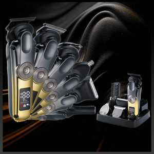 6-in-1 Rechargeable <strong>Hair</strong> for Clipper Set Stainless Steel for English-speaking Multi-Purpose Trimmer for Home Use for <strong>Hair</strong> Nose - Product Image 4