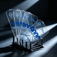 Protection d'écran en verre trempé anti-statique incurvé sans bordure 300C, film transparent intégral pour Redmi Note 13