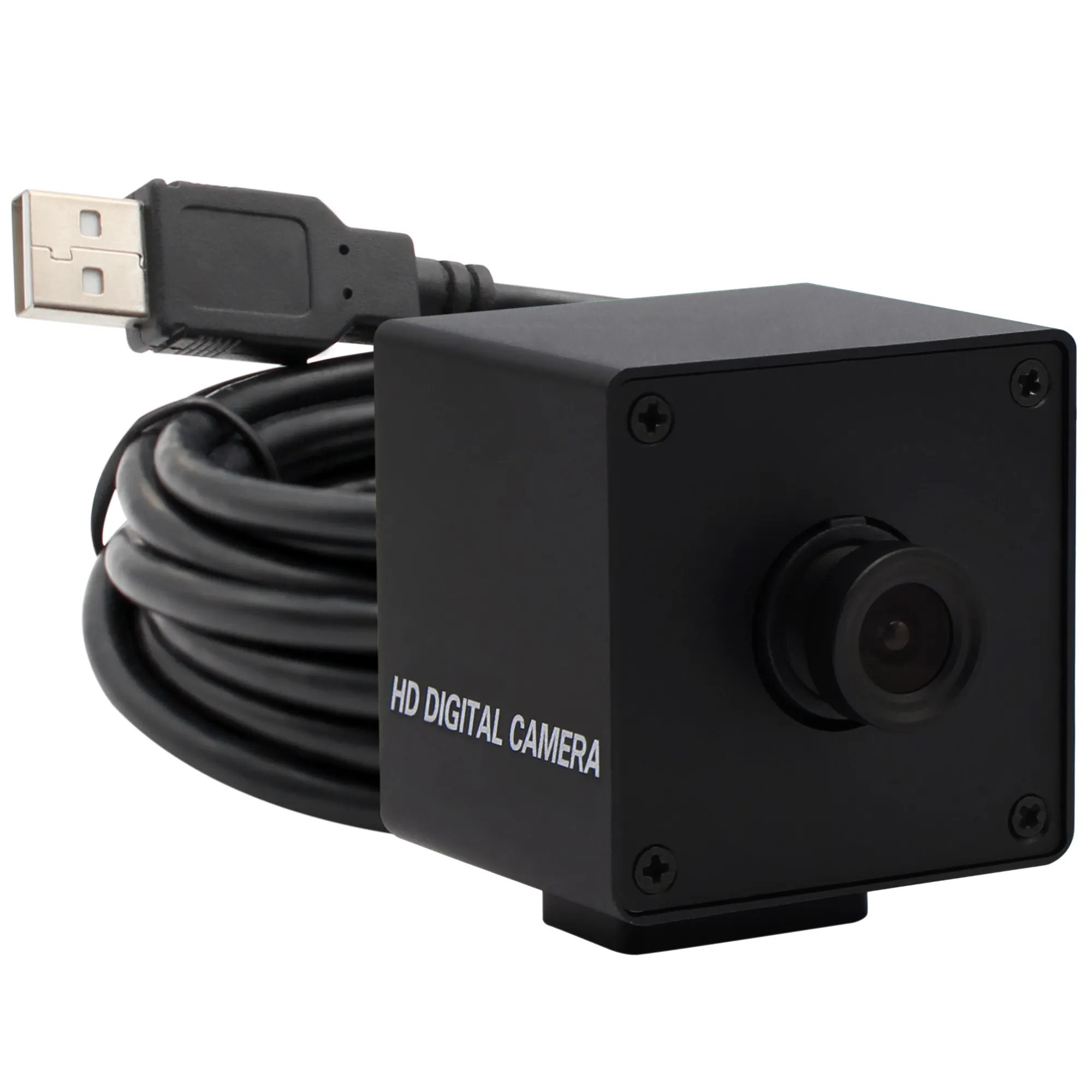 ELP High Frame 1080P 90fps Global Shutter Webcam Mini Camera Case CMOS Security USB Document Camera pour Robot ATM Kiosk Scanning