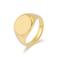 Bague Simple Mode en Acier Titane pour Homme, Motif Vent Froid Personnalisé Décontracté, Bague Femme à Sceau DIY, Bijoux en Gros