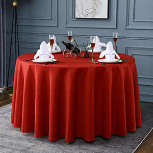 Mantel de mesa de comedor negro de lujo, tamaño personalizado, cubierta de tela de poliéster de alta calidad, técnica tejida, venta al por mayor, boda General - Product Image 6