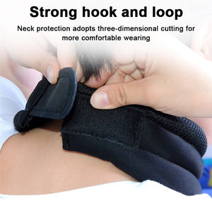 Trabajo Estudio Cuello Soporte Brace Dispositivo de tracción <span class=keywords><strong>Collar</strong></span> cervical para aliviar el dolor Presión en la columna - Product Image 4