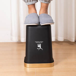 European Style Light Luxury Trash Can <b>Large</b> Size Rectangular Indoor Home Use Living Room Kitchen Bathroom Bedroom Storage <b>Bin</b> - Product Image 2