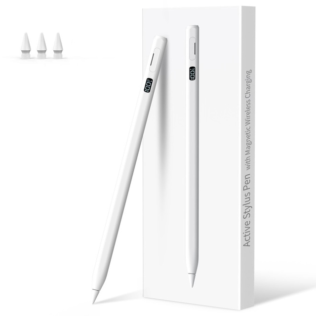 Wireless Charging Digital Pencil for iPad With Tilt Detection Palm Rejection Rechargeable Stylus Pen for Students
