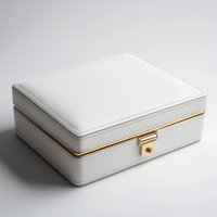 Emballage cadeau cosmétique de luxe sur mesure, boîte à parfum, boîte en cuir PU faite à la main
