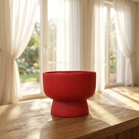 Design minimaliste glaçure mouchetée cactus mat pot de plante succulente décoration de la maison pots de fleurs et jardinière
