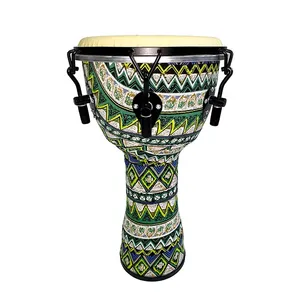 8"/ 10"/12" Großhandel Kinderspielzeug mit Exquisiten Mustern 12 Größen Runde Afrikanische Trommel Djembe - Product Image 3