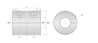 Nobengr Accouplement flexible en acier inoxydable pour machine de gravure, moteur pas à pas servo, conception à rainure en V biaxiale, alésage 16-105 mm, 2000 tr/min