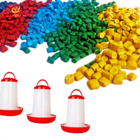 Masterbatch colorant pour mangeoires à volaille en plastique (poulets, canards, oies) – Matériau jaune pour équipement d'élevage