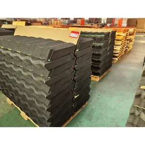 High Quality Toiture Tuiles 50 Years Warranty Color Stone Coated Metal Roof Tiles Factory Whosale Price Roofing Materials