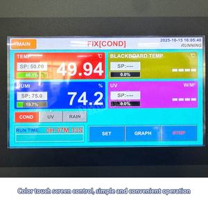 Évaluation de la durabilité des matériaux Testeur de vieillissement accéléré par les intempéries Panneau plat Vieillissement <span class=keywords><strong>UV</strong></span> pour chambre ISO/<span class=keywords><strong>CE</strong></span> pour une capacité de 50 pièces - Product Image 3